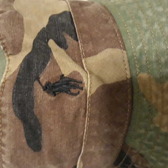 NWT Polo Ralph Lauren Camo Chino Bucket Hat - Multi - Picture 8 of 14